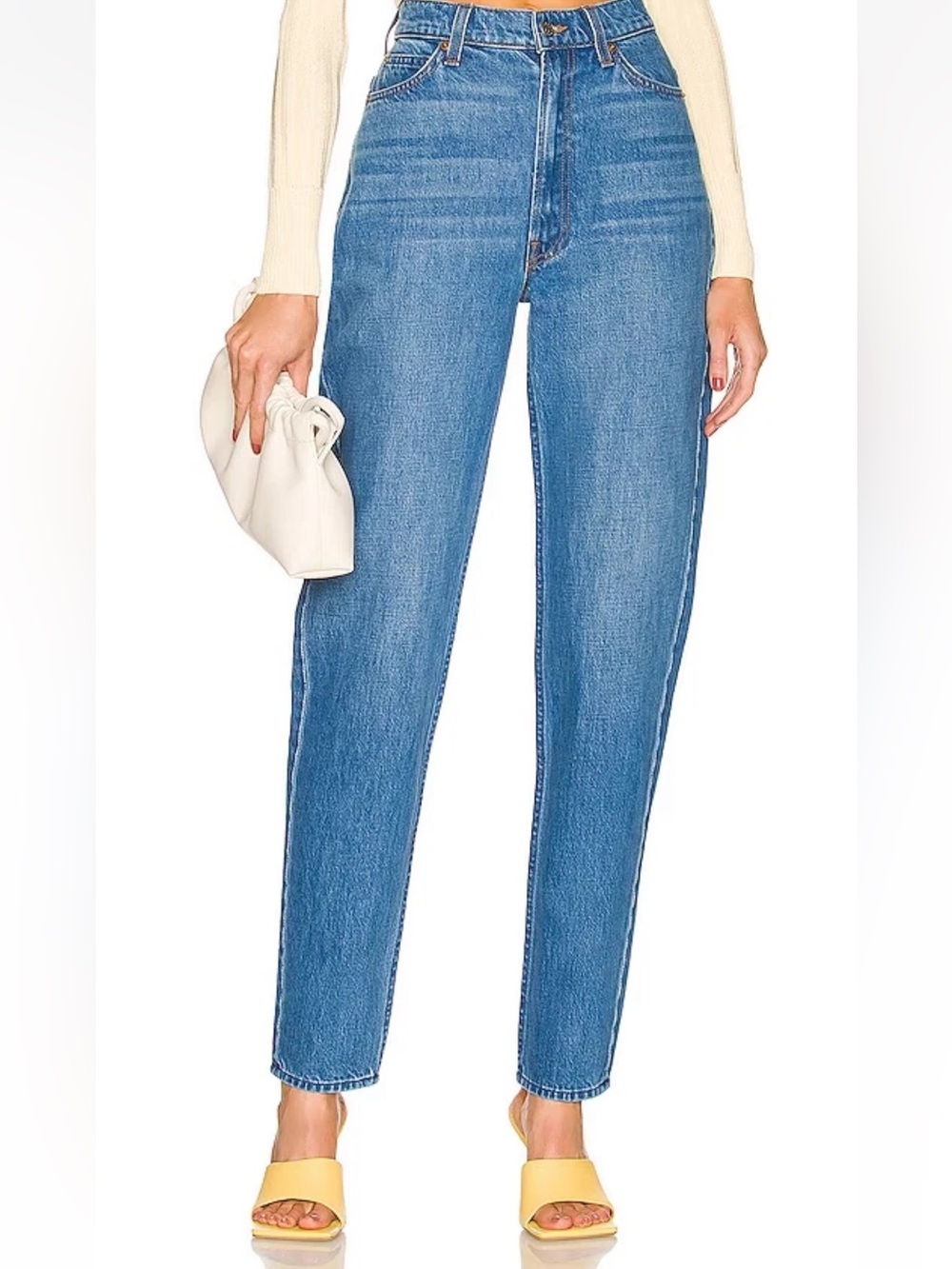 Mother SNACKS! High Waisted Twizzy Skimp Jeans in Delicious Memories